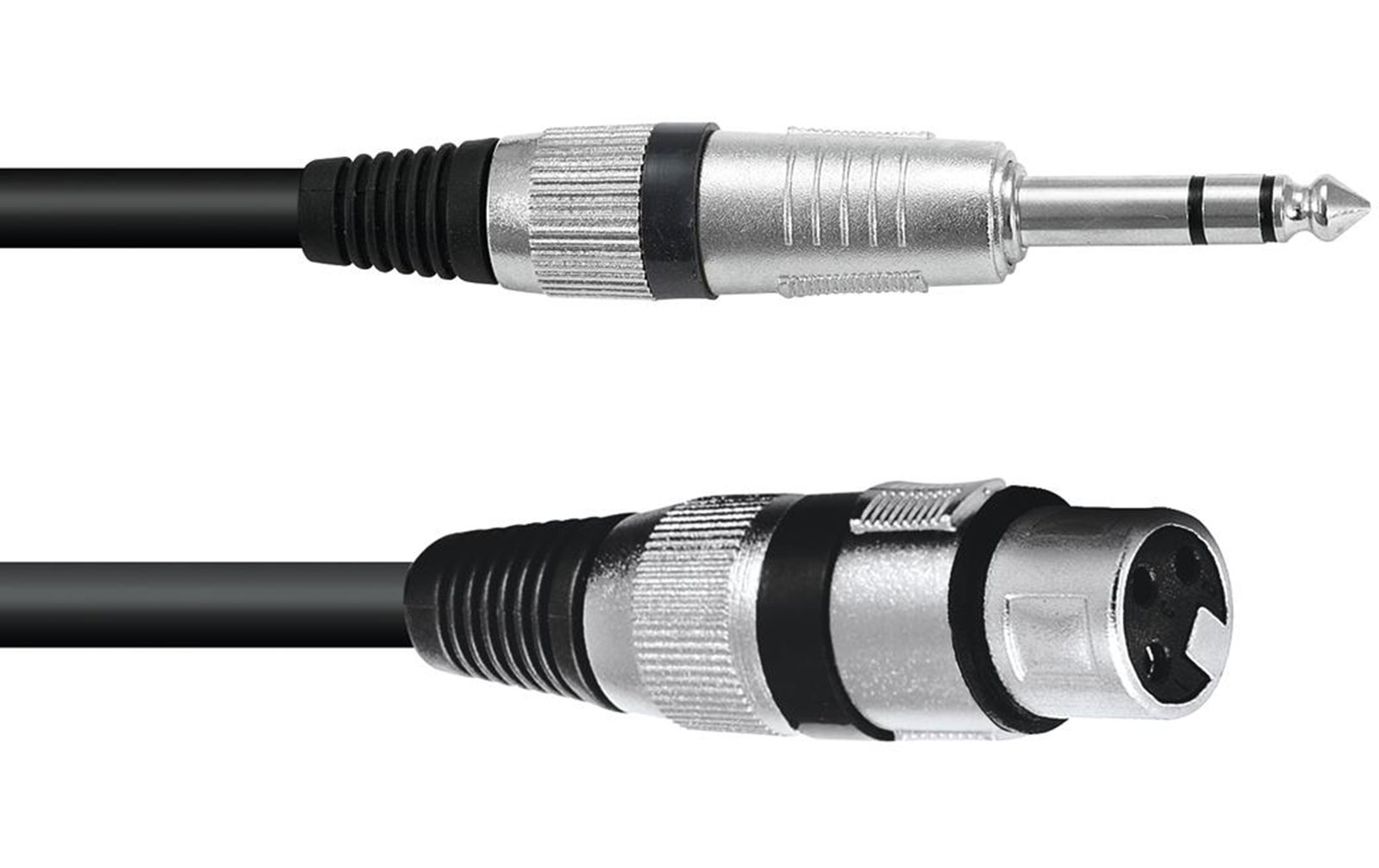 Omnitronic Adapterkabel  XLR (F) / Klinke stereo 0,9m schwarz