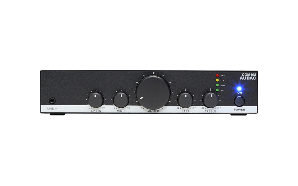 Audac COM 108 - ELA Mischverstärker 80W 100V