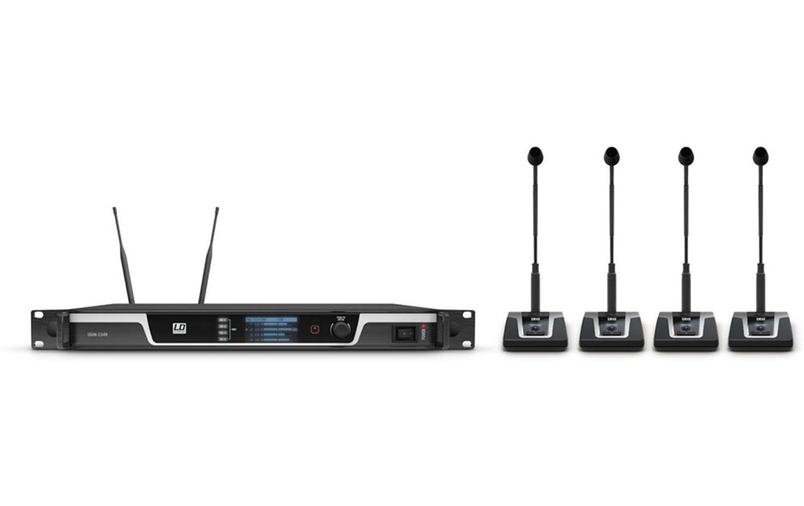 LD Systems U506 CS 4 4-Kanal kabelloses Konferenzsystem