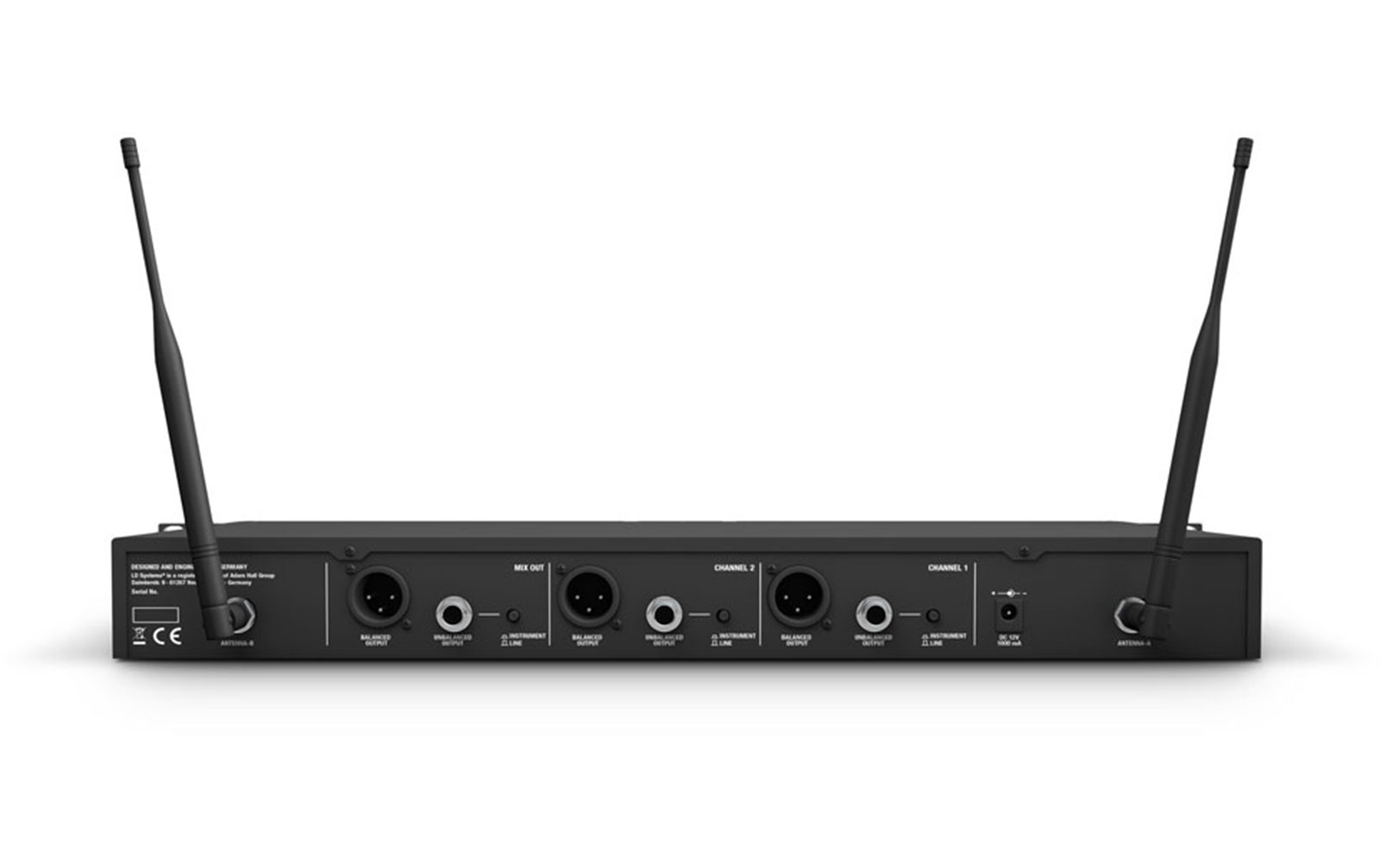 LD Systems U505 BPH 2 Funkmikrofon System mit 2 x Bodypack und 2 x Headset