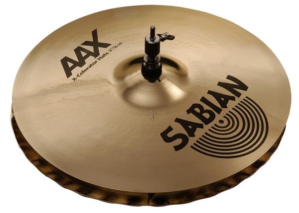Sabian AAX 14 Zoll X-Celerator Hats (Med. Top/Heavy Bottom)