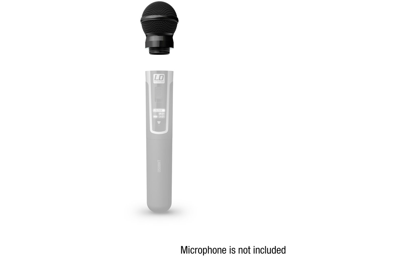LD Systems U500 DH Dynamischer Mikrofonkopf mit Hypernieren-Charakteristik