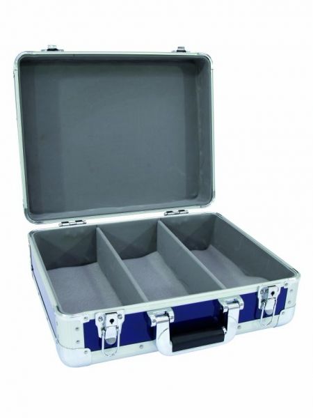 Roadinger CD-Case ALU Digital-Booking abgerundet blau