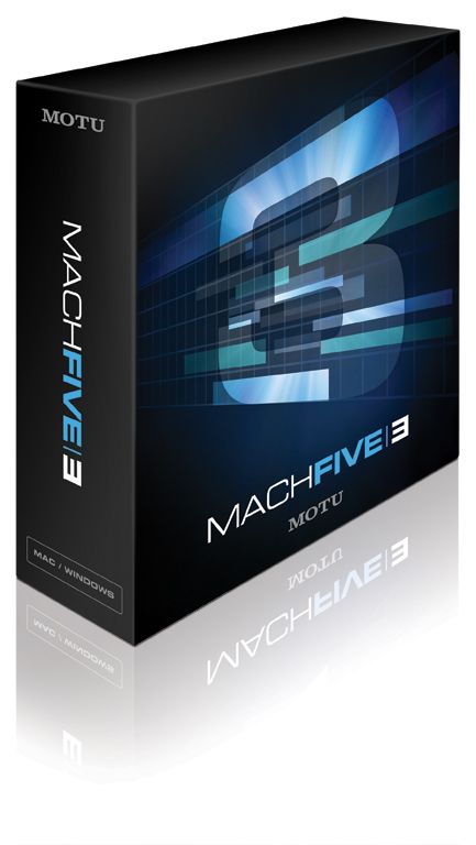 MOTU Mach Five V3 Update von vorherigen Versionen, englisch