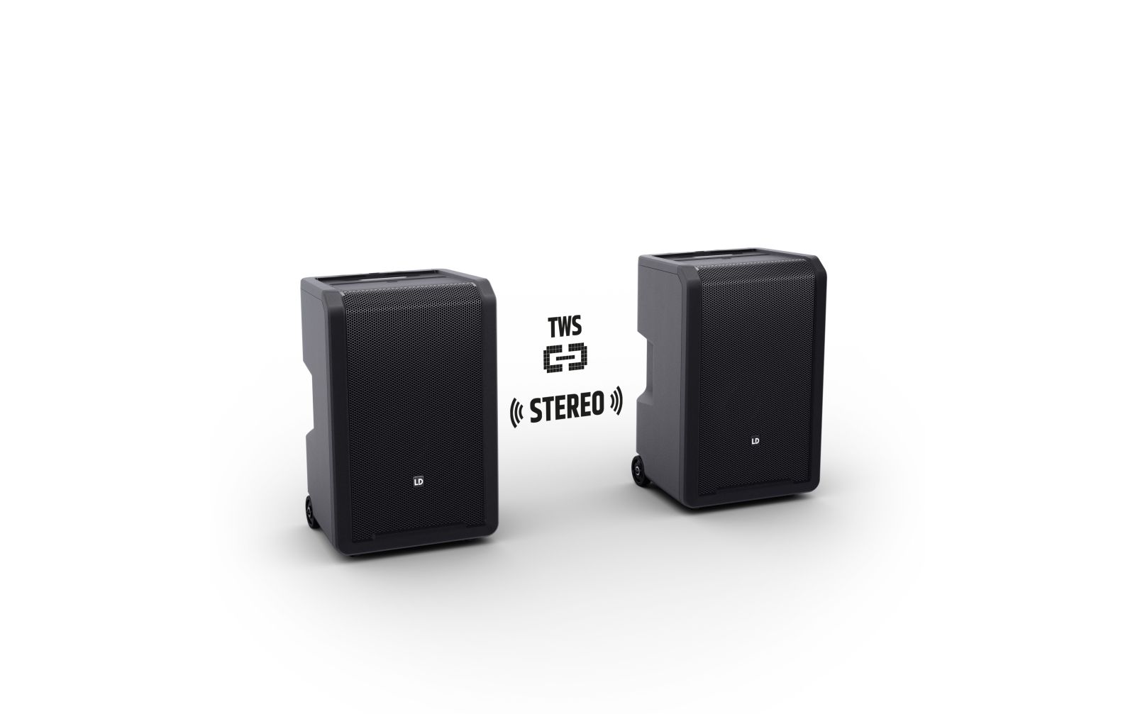 LD Systems ANNY® 10 HHD B5 - 10" Mobiler Bluetooth® PA-Lautsprecher mit Akku, Mixer und 1x Funkmikrofon