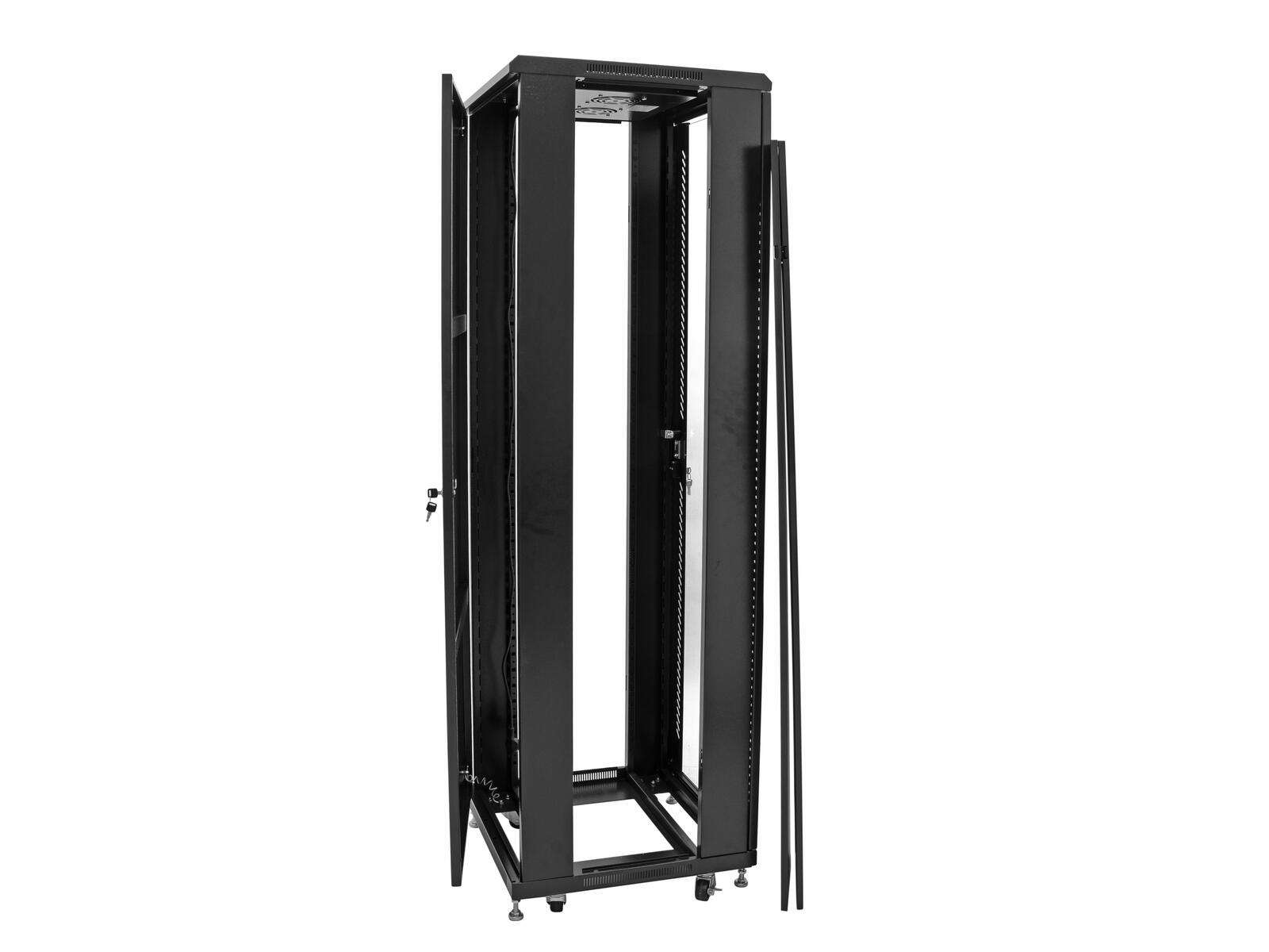 Roadinger SSC-28 Stahlschrank mit Glastür 28HE