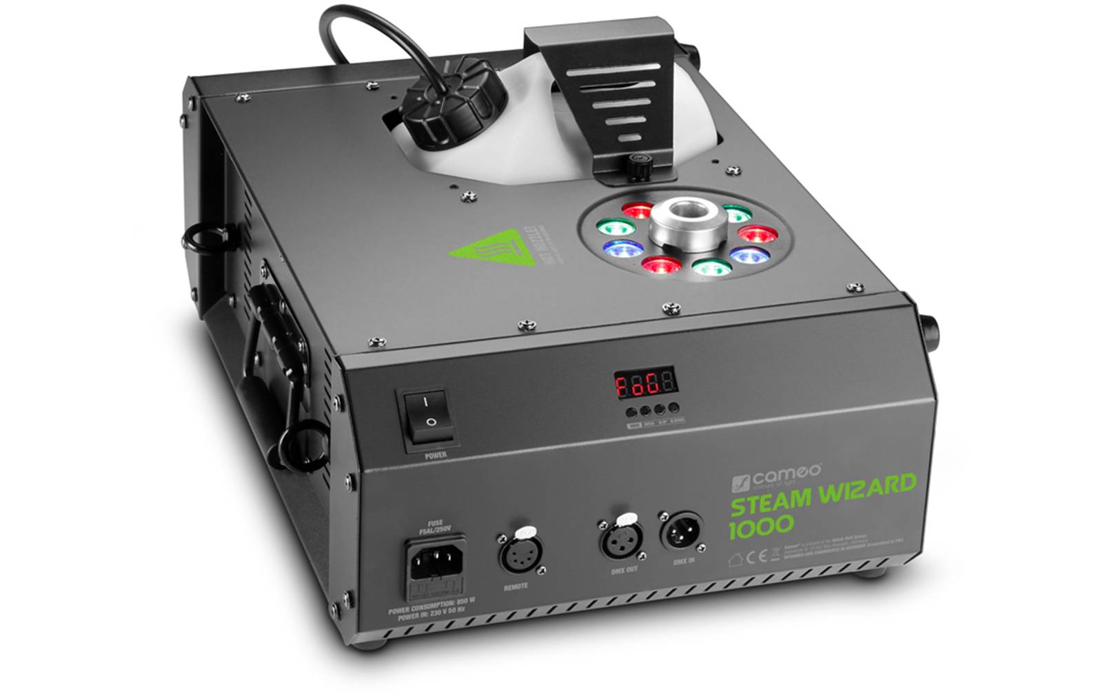 Cameo STEAM WIZARD 1000 Nebelmaschine mit 9 LEDs für farbige Nebeleffekte