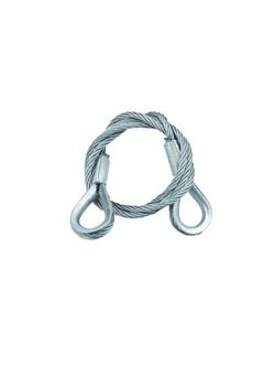 Eurolite Stahlseil 600x3mm silber mit Kausche