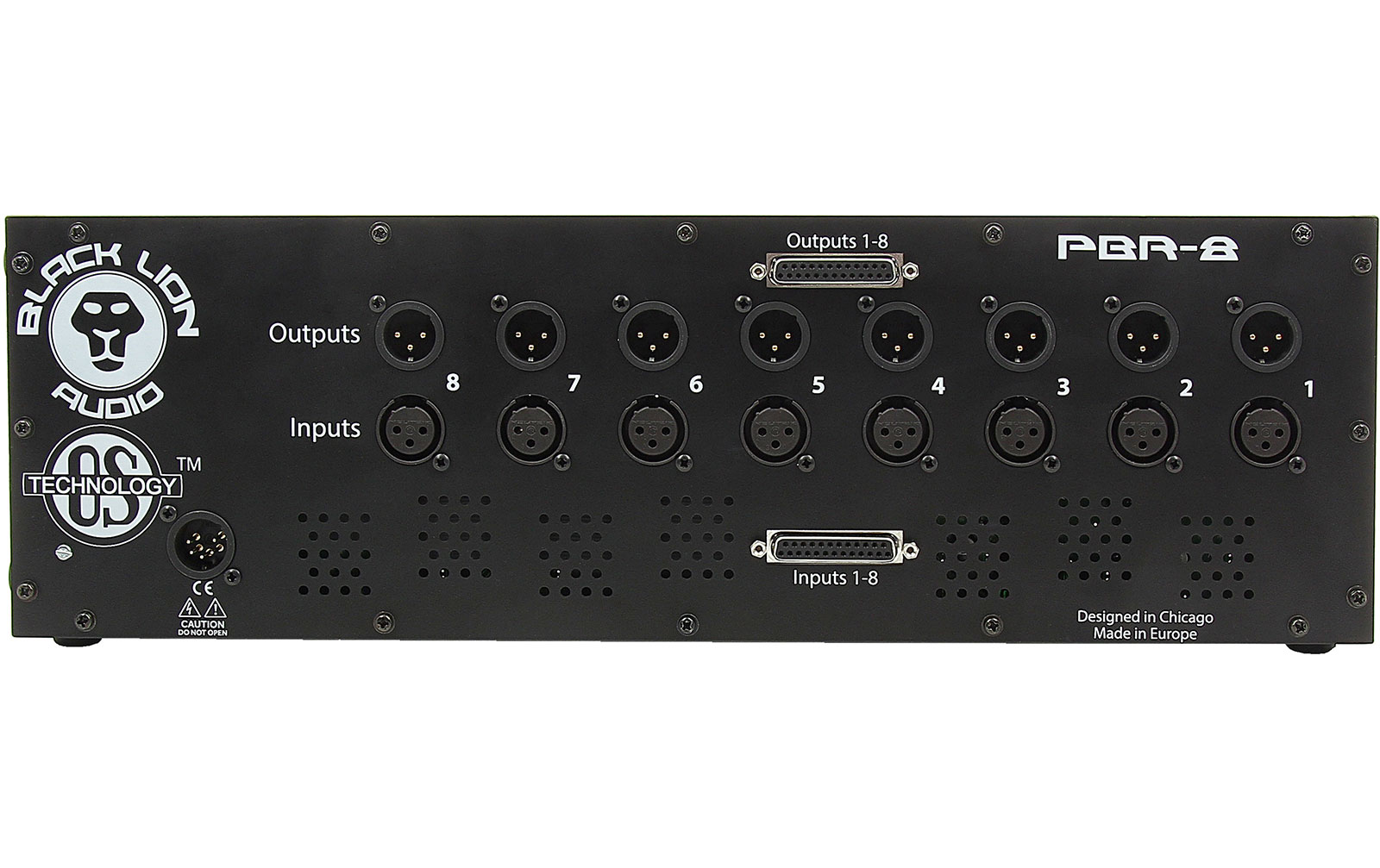 Black Lion Audio PBR-8 500 Audio Patchbay Rack 8 / System 500
