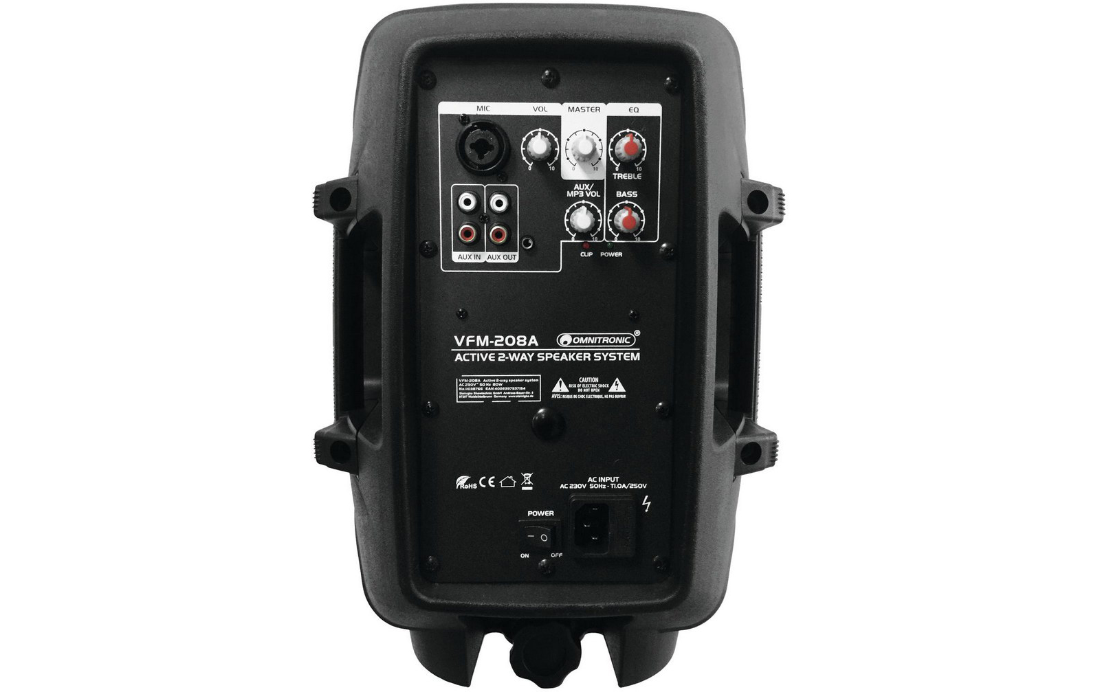 Omnitronic VFM-208A 2-Wege Lautsprecher, aktiv