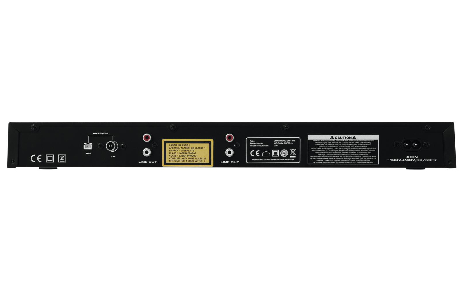 Omnitronic DMP-103RDS Mediaplayer