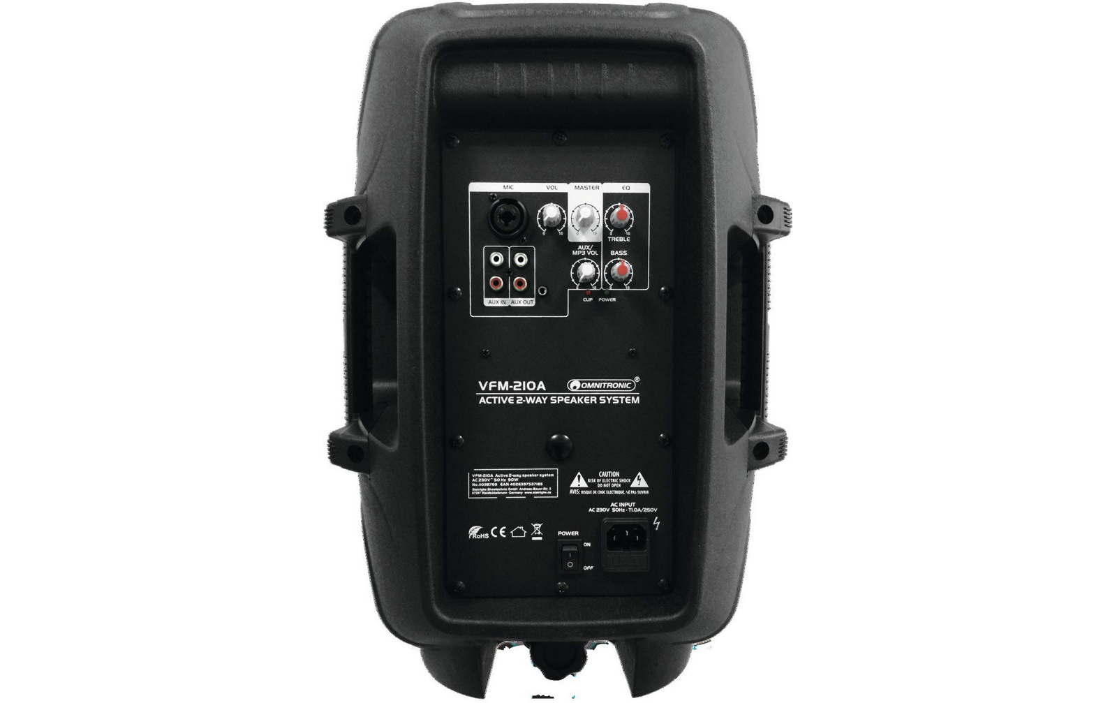 Omnitronic VFM-210A 2-Wege Lautsprecher, aktiv