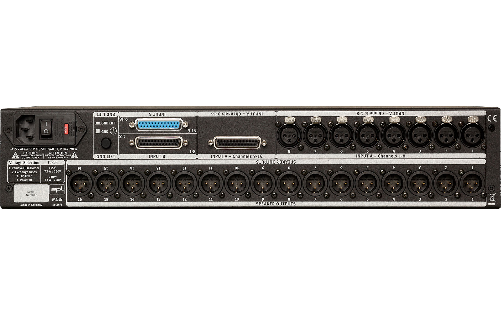 SPL MC16 schwarz, Modell 1760