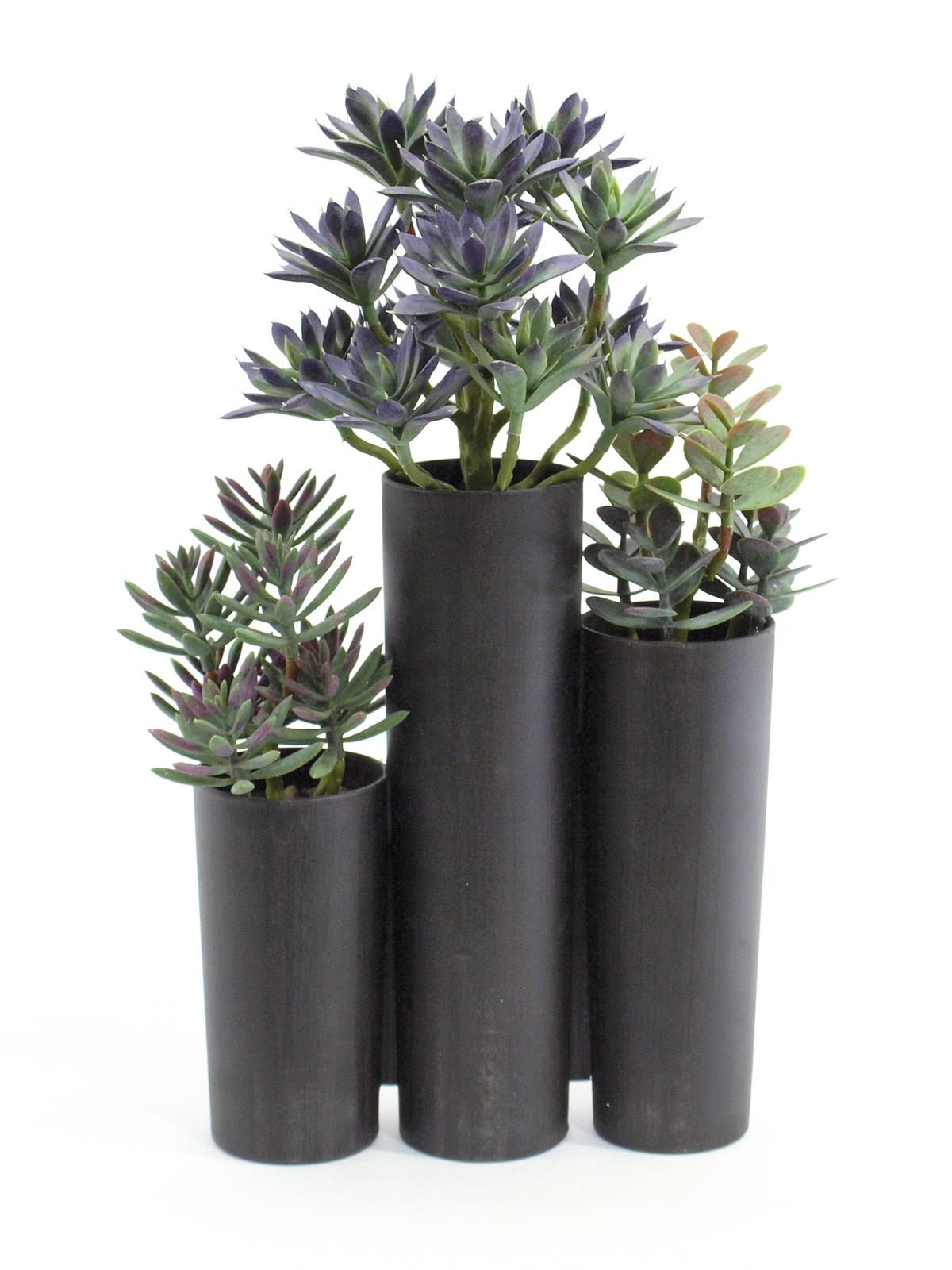 Europalms Sukkulenten-Trio, 43cm, Kunststoffpflanze
