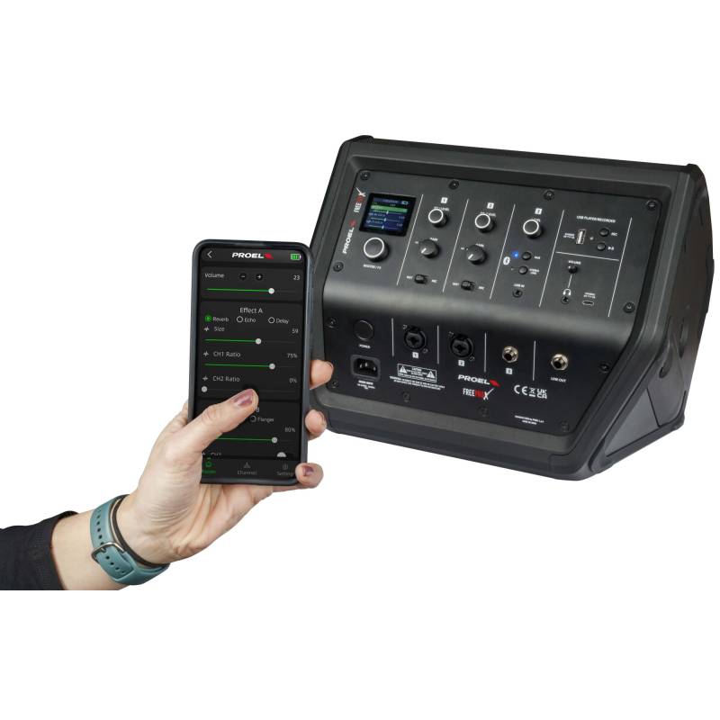 Proel FREEPROX All in One Akku PA System mit APP Steuerung