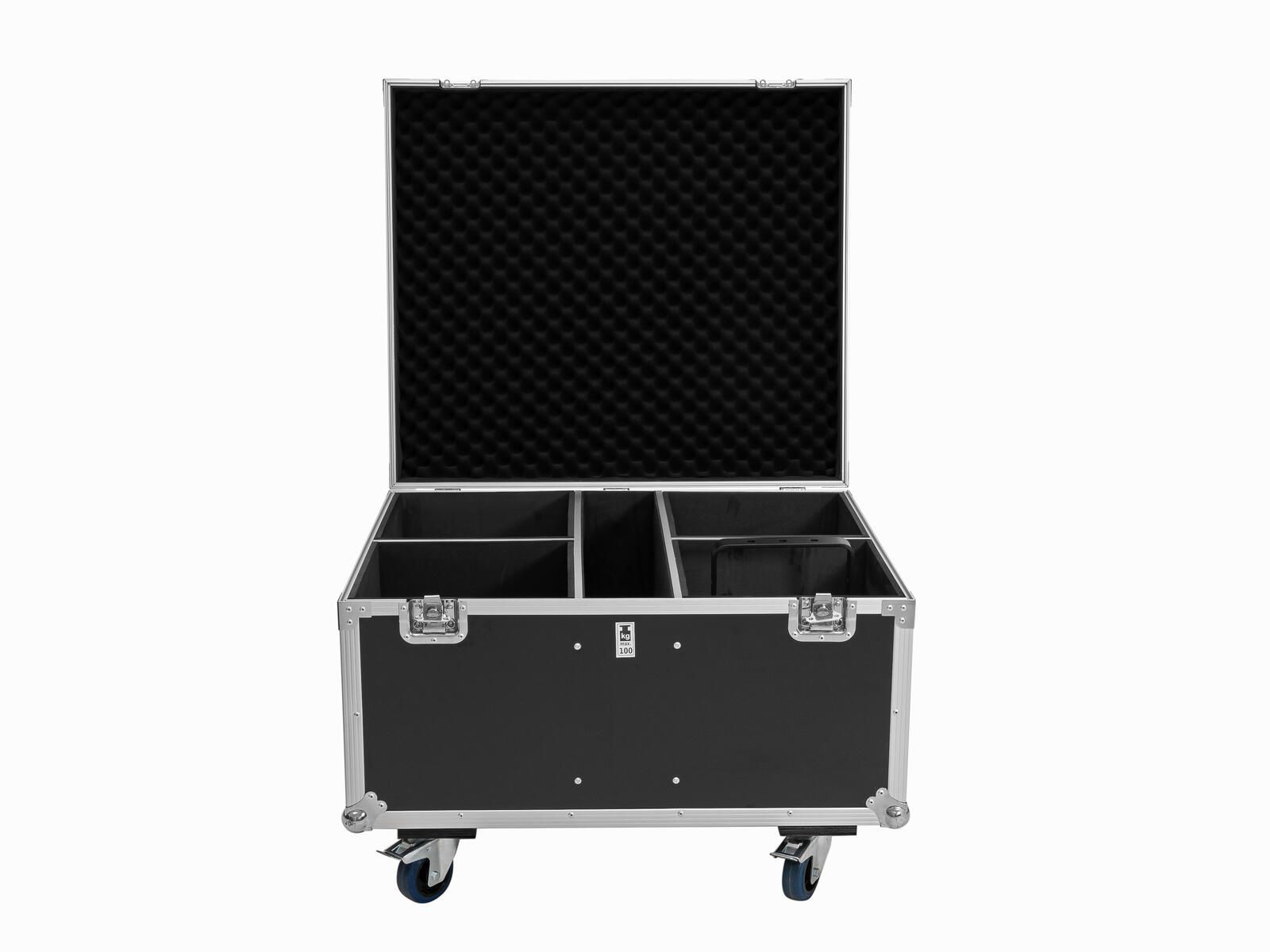 Roadinger Flightcase 4x THA-100F MK3 mit Rollen