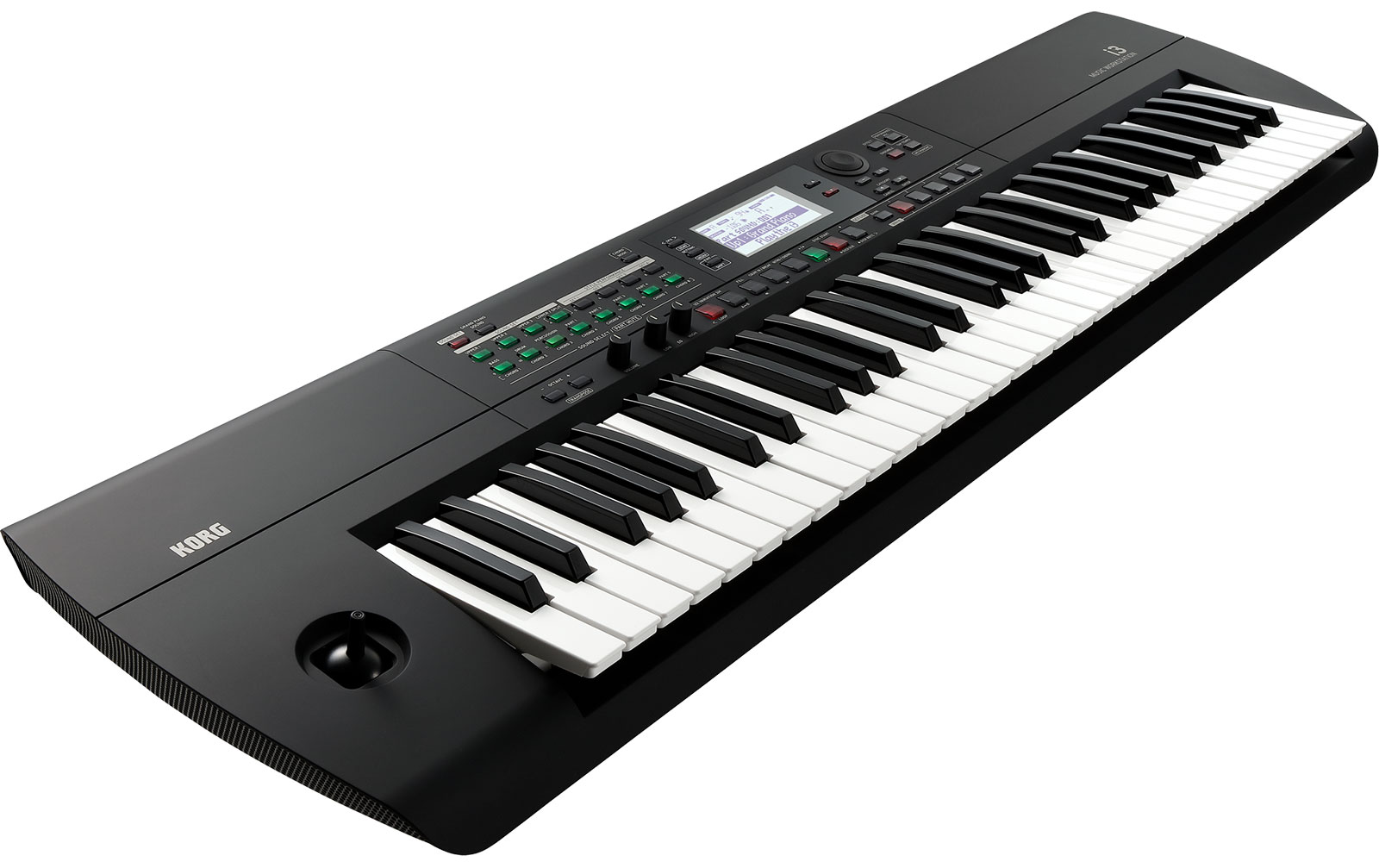 Korg i3 Workstation mit 61 Tasten, schwarz