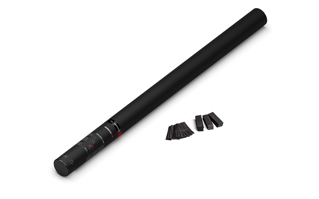 Magic FX Handheld Konfetti Kanone Pro 80cm Schwarz