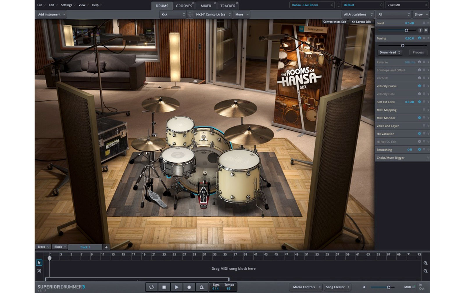 ToonTrack The Rooms of Hansa SDX (Licence Key)