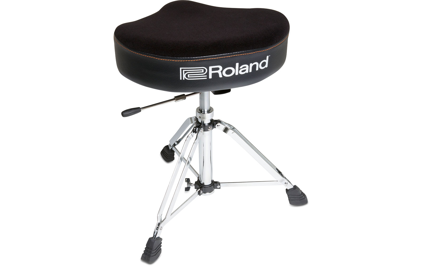 Roland RDT-SH Sattel Drumhocker mit Velourbezug, hydraulisch