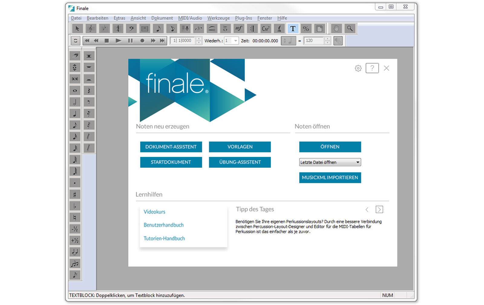 makemusic Finale 26 Update von Finale 25