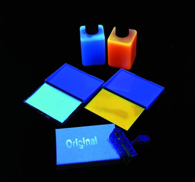 Eurolite UV-aktive Stempelfarbe, transp.rot,  50ml