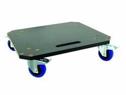 Roadinger Rollbrett aus MDF 4 Rollen 2 Bremsen