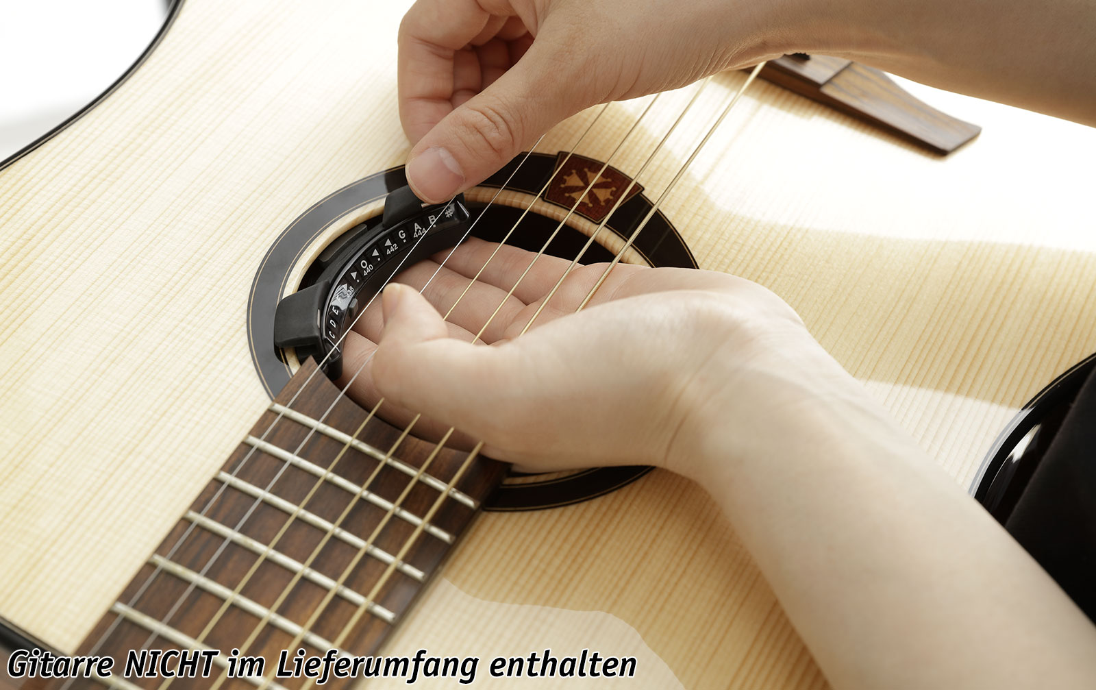 Korg Rimpitch C2, chromatisches Stimmgerät für Schallloch