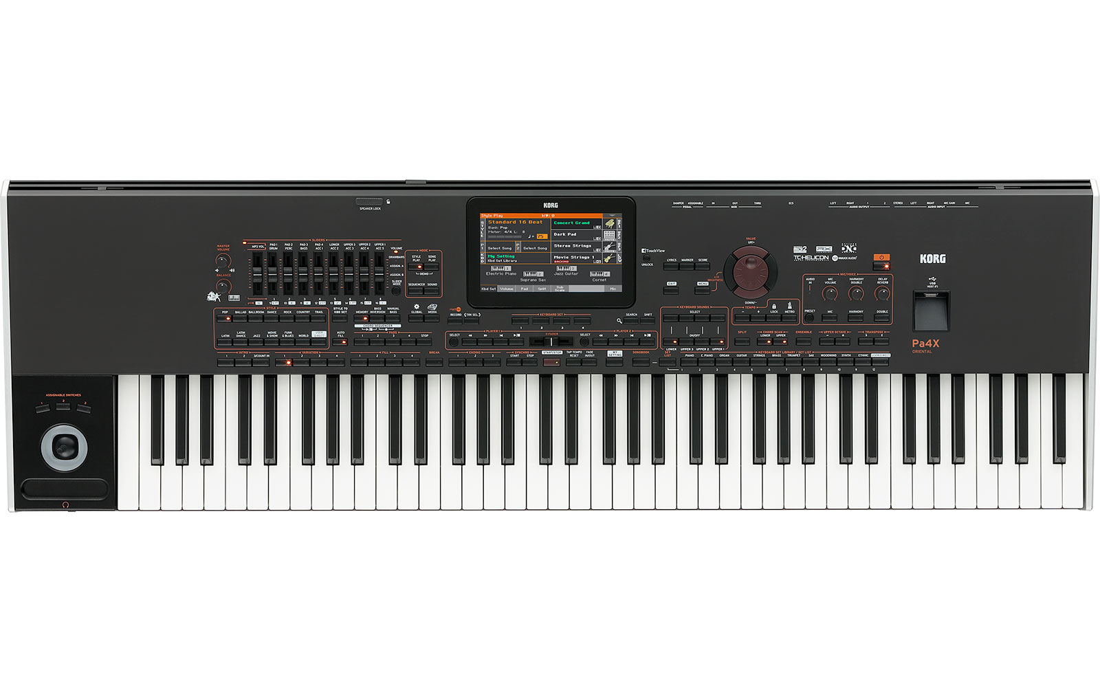 Korg Pa4X 61 Oriental & Lautsprechersystem