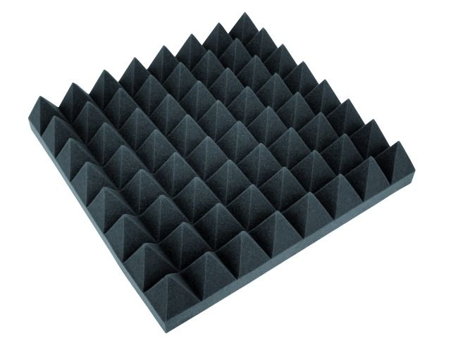Eurolite Akustikschaumstoff Pyramide 100mm,50x50cm