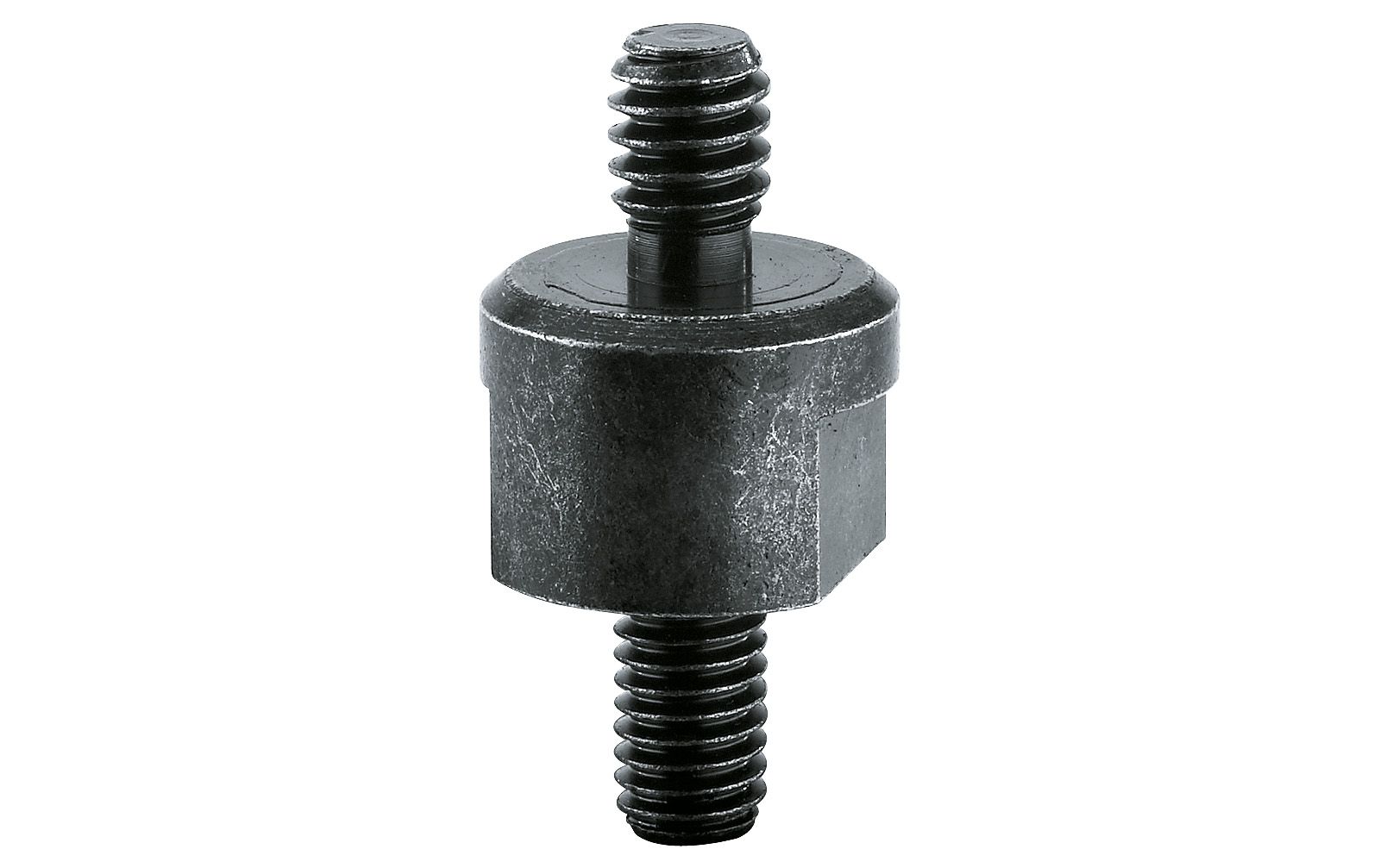 K&M 23721-300 Gewindebolzen, schwarz passiviert