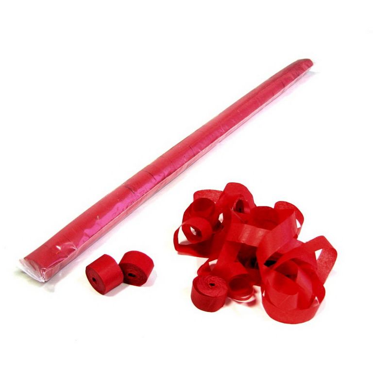 Magic FX Luftschlangen 10m x 1.5cm Rot Beutel