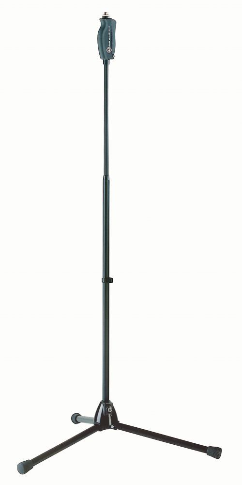K&M 25680 Einhand-Mikrofonstativ, schwarz
