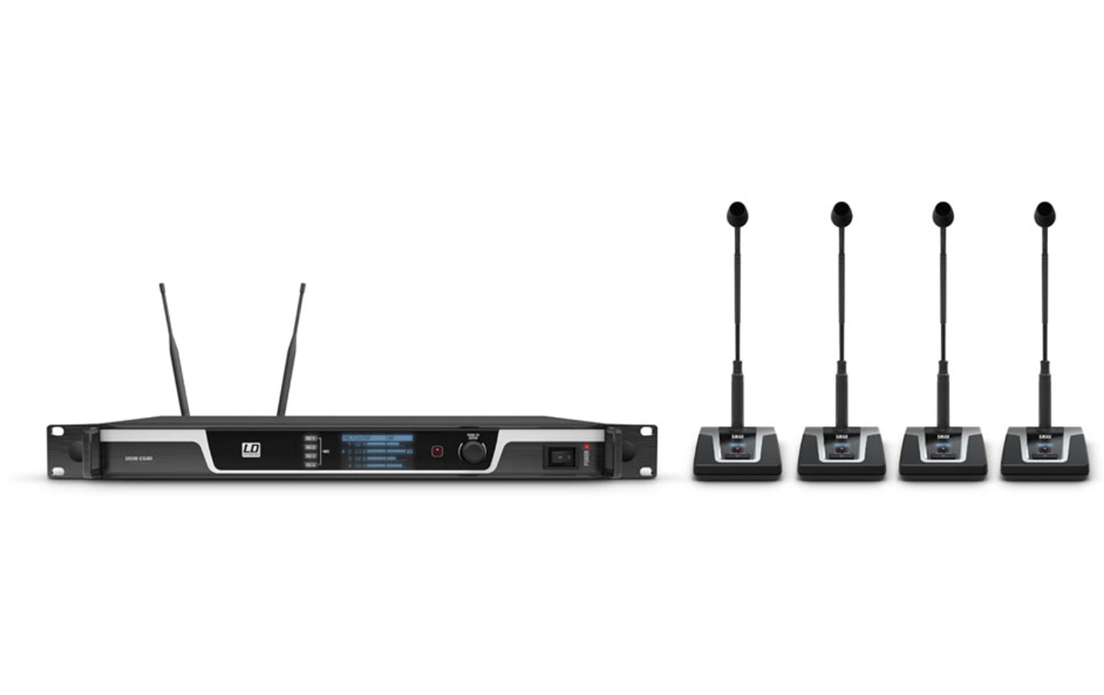 LD Systems U508 CS 4 4-Kanal kabelloses Konferenzsystem