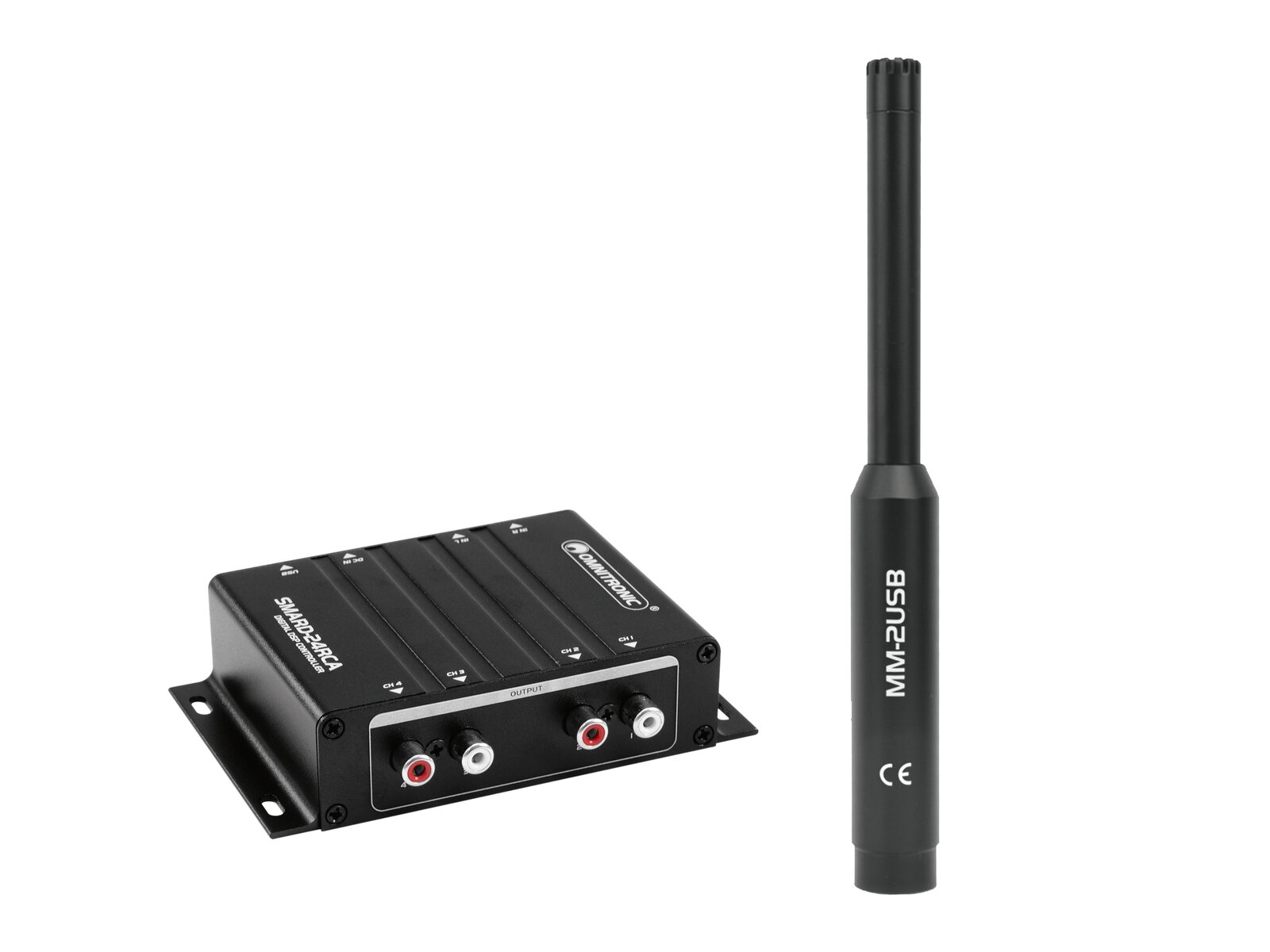 Omnitronic Set SMARD-24RCA + MIC MM-2USB