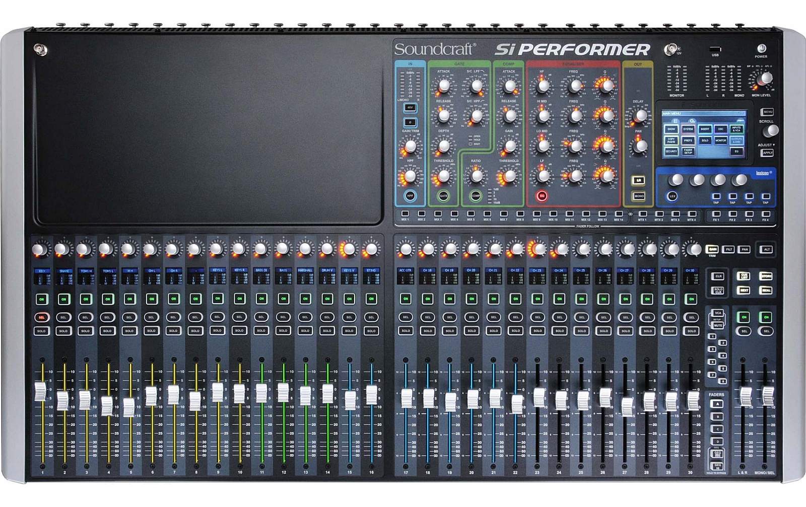 Soundcraft Si Performer 3 - Digitales Mischpult mit integrierter DMX/Lichtsteuerung