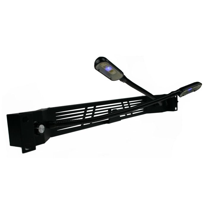Adam Hall 87463 LED Schwanenhals Racklight - 2 Schwanenhälse