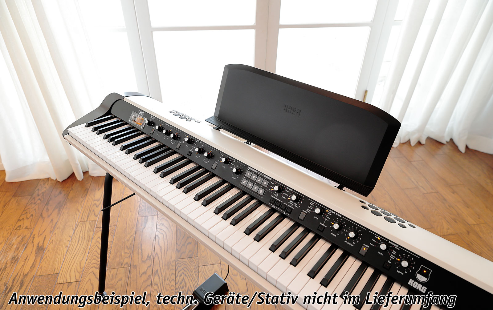 Korg SV2-88S Digitalpiano, weiß-metallic