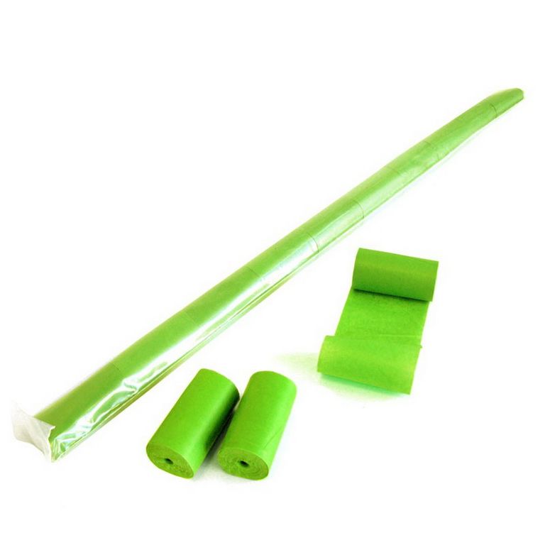 Magic FX Luftschlangen 10m x 5cm Hellgrün Beutel