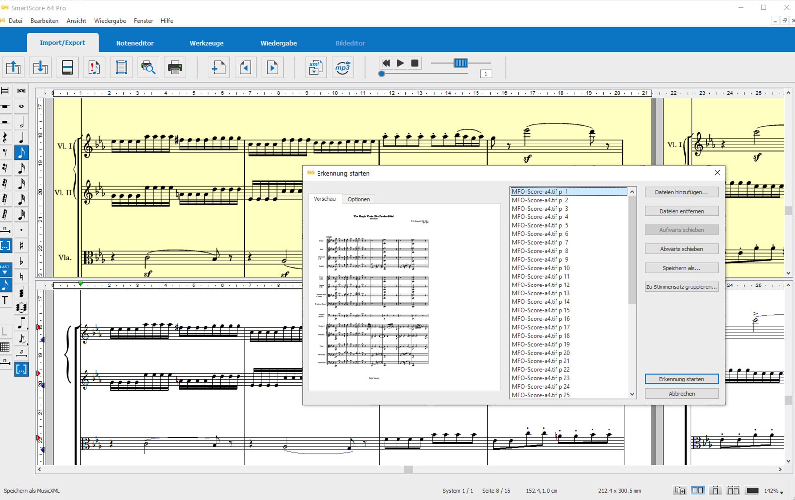 Musitek SmartScore 64 Professional Academic deutsch - Download Version
