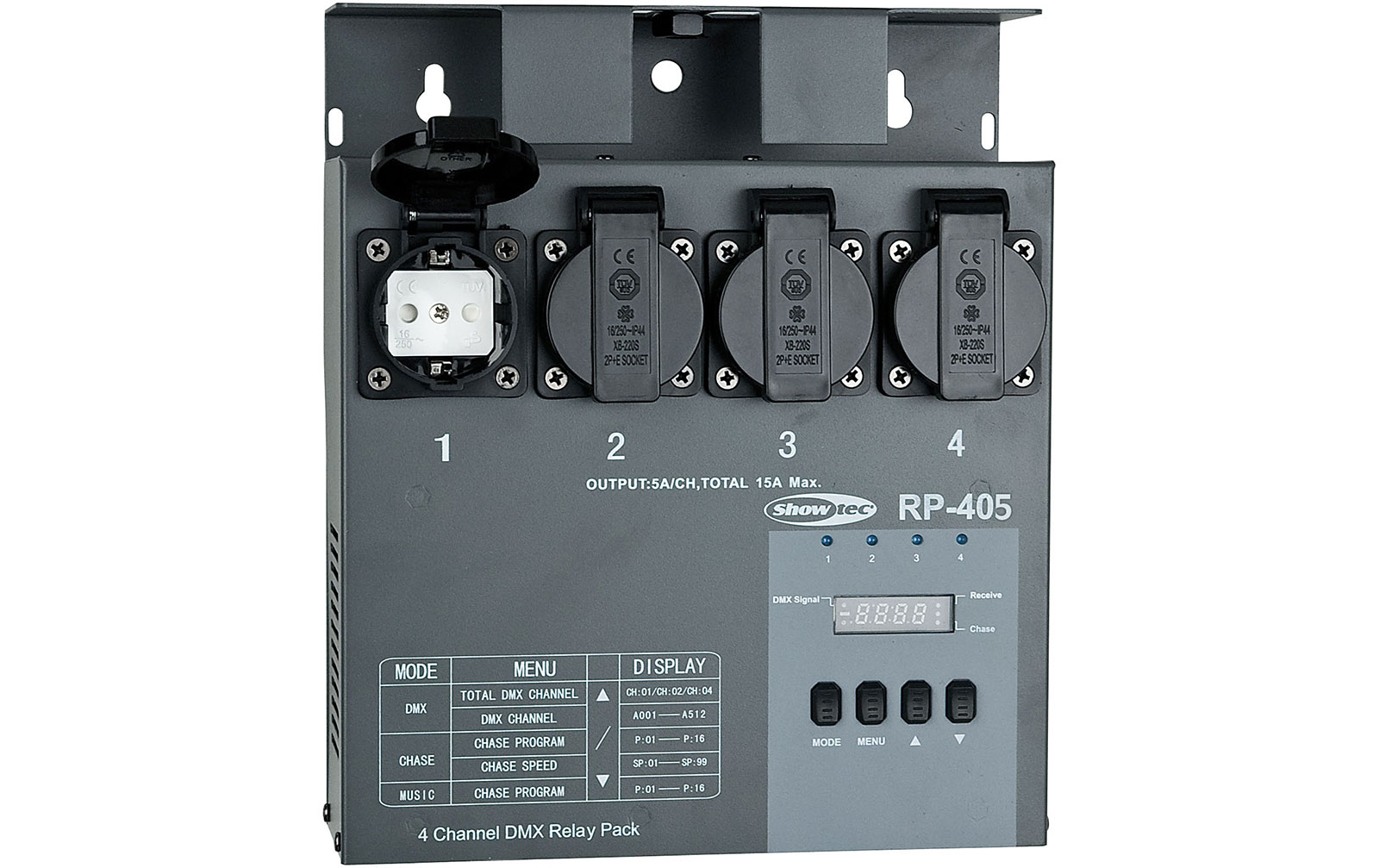 Showtec RP-405 MKII Relay Pack