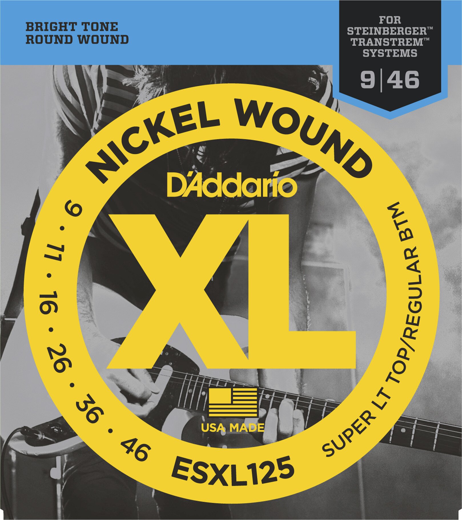 Daddario ESXL125 Saitensatz für E-Gitarre 009-046