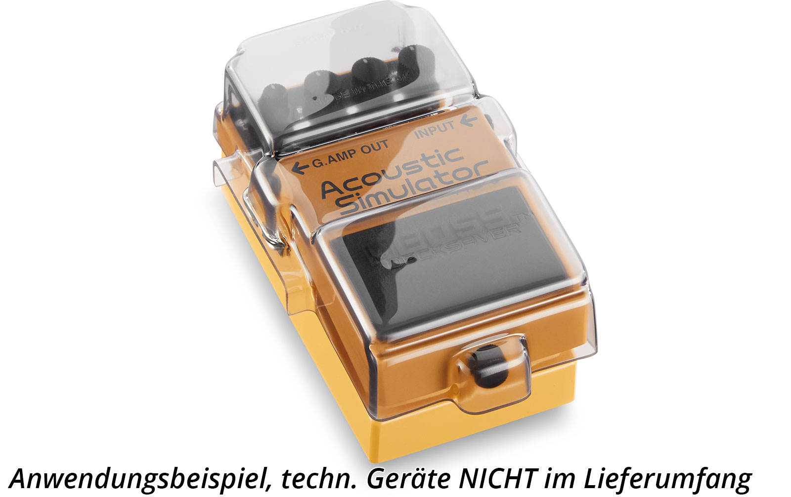 Decksaver Boss Single Stompbox Staubschutzabdeckung passend für verschiedene einzelne Boss Pedale