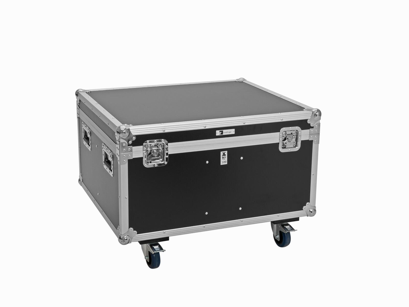 Roadinger Flightcase 4x THA-100F MK3 mit Rollen