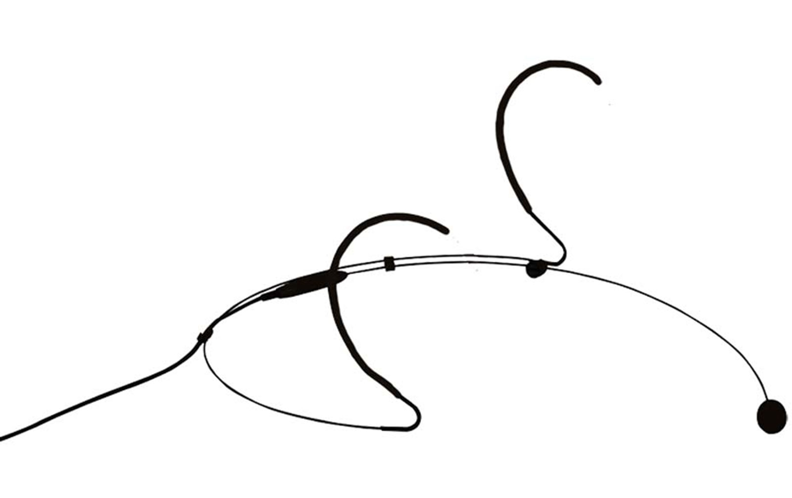 Audac CMX 726 B Headset Mikrofon schwarz