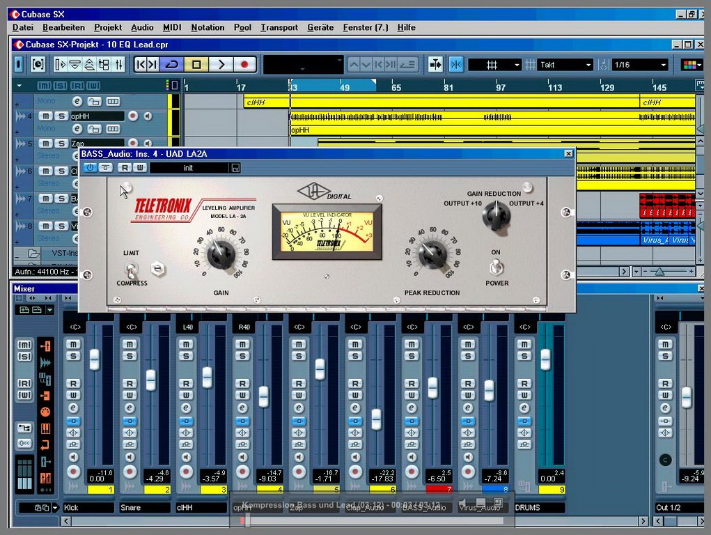DVD Lernkurs Hands On Audio Mixing Mastering (2 DVDs)
