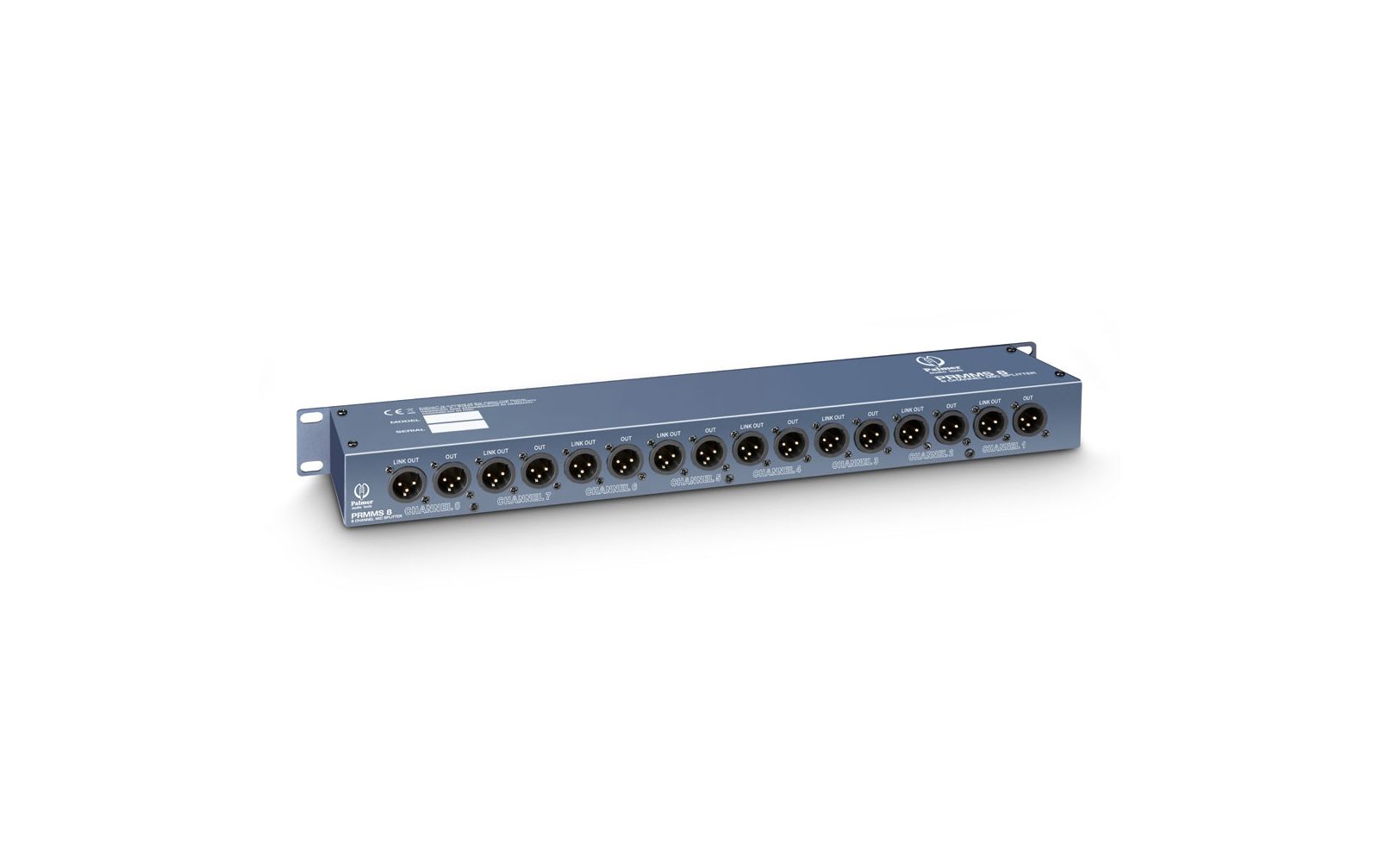 Palmer Pro RMMS 8 8-Kanal Mikrofon-Splitter