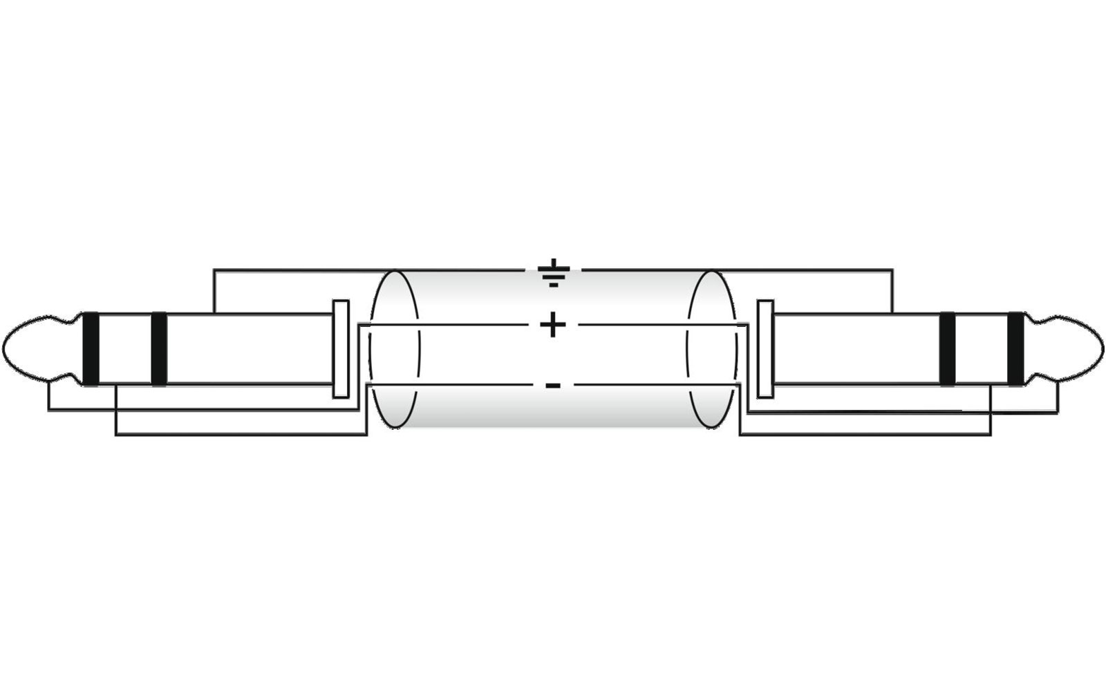 Omnitronic Mini Klinkenkabel 3,5 stereo 3m schwarz