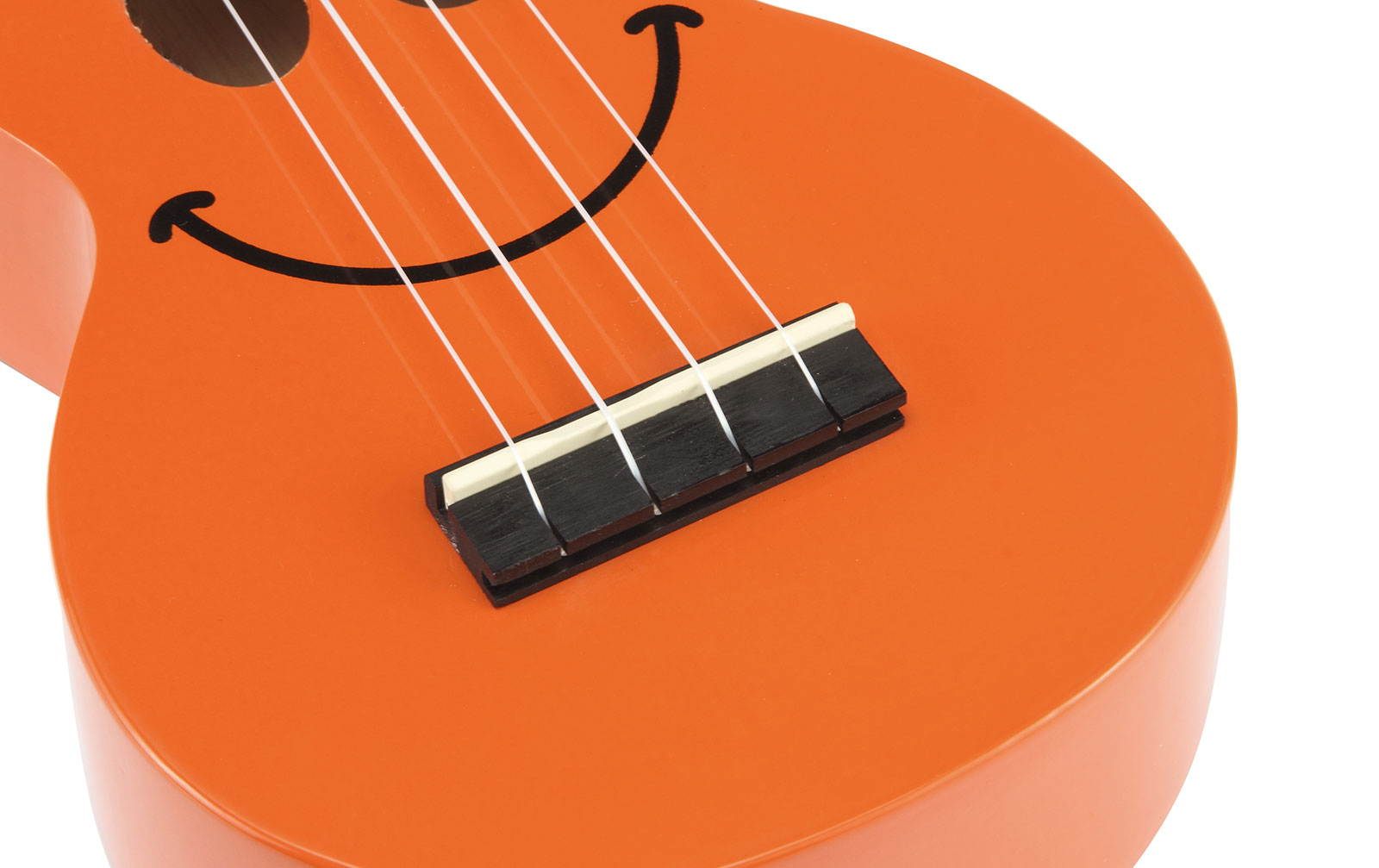 Mahalo Smiley Ukulele Orange