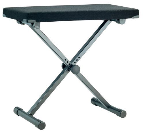 K&M 14076 Keyboardbank, schwarz